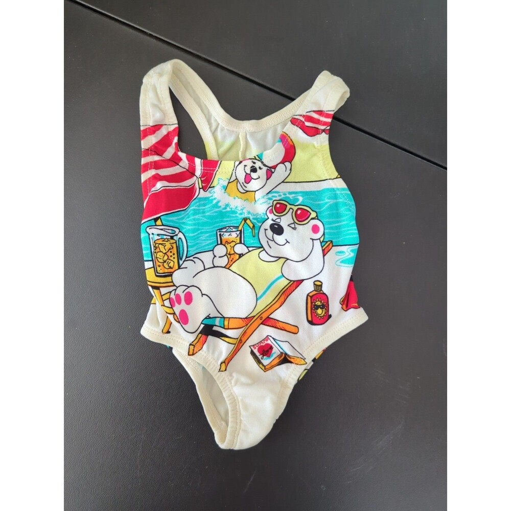 Tadpole Bay Vintage Swimsuit Girls 12 Months